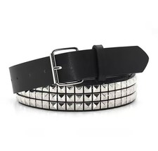 Y2k Black and silver studded belt with a punk vibe. Brand New With Tags, UK.