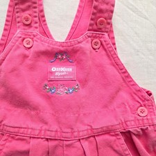 Vintage Oshkosh Floral Embroidered Overalls 3t