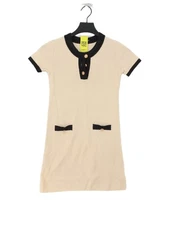 Saxone A-Line Midi Dress S in Cream