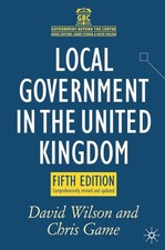Local Government in the United Kingdom by David Wilson (English) Hardcover Book