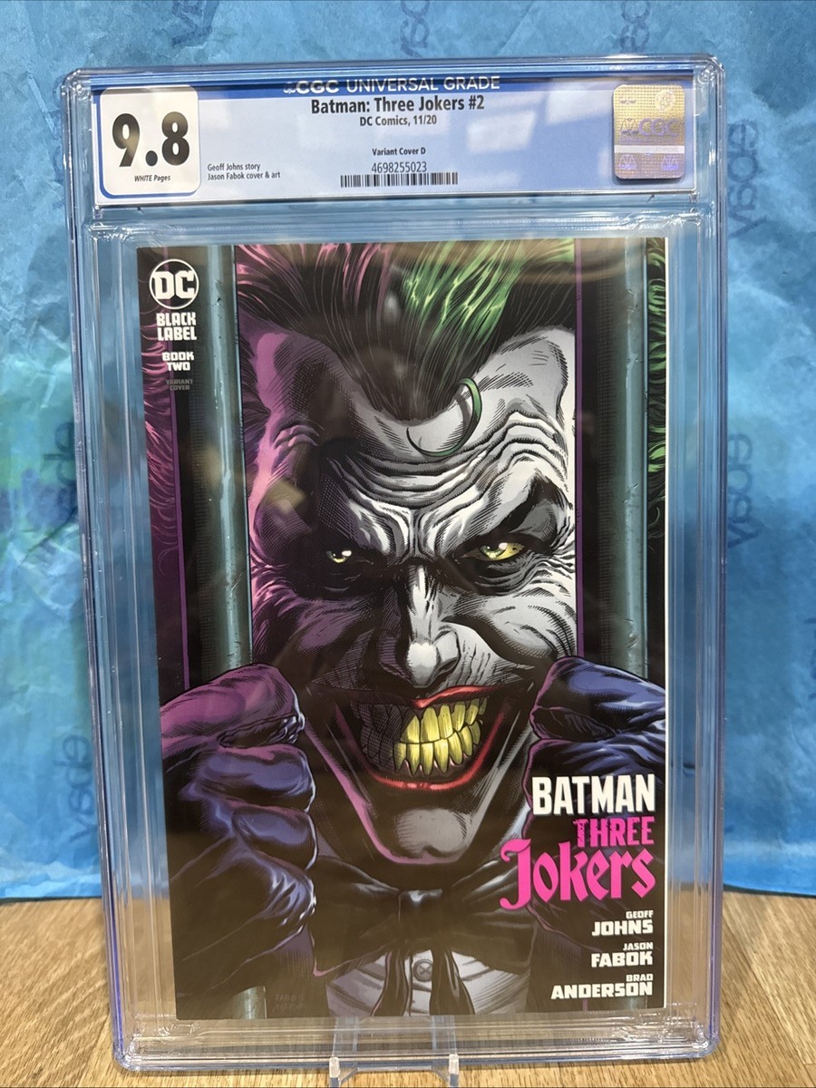 Batman Three Jokers #2 CGC 9.8 (2020) - Joker - Fabok Variant