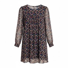 Zara Floral Babydoll Dress Lined Size Medium 90s 