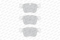 Ferodo BremsbeläGe Ohne ZubehöR Vorne Rechts Links FüR Citroen C4 Grand Picasso