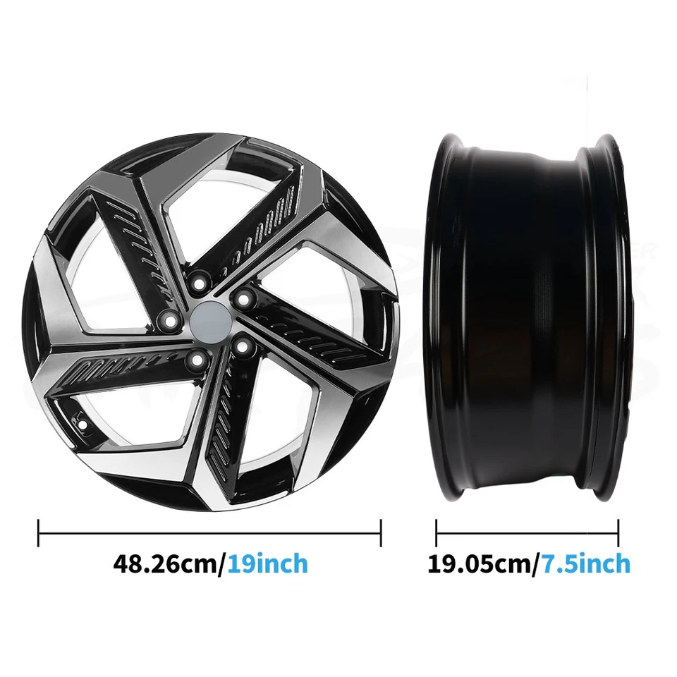 For  2022-2024 Hyundai Tucson 19 Inch Machined OEM Alloy Wheel Rim🔥70651 Foto 3 de 4