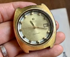 Vintage OMEGA Seamaster 166.110 Automatic Gold Plated 38mm Watch - NOT RUNNING