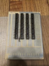 Rare Collector Vintage Retro Mainframe Univac 205 Gold WireWrap IC Module Board