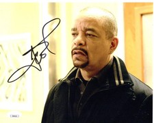 Ice-T signed 8x10 Photo Sergeant Odafin 'Fin' Tutuola Law & Order: Special Victi