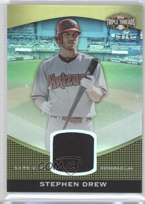 2011 Topps Triple Threads Unity Relic Gold 4/9 Stephen Drew #TTUSR-248 0f8