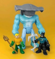 Imaginext DC Super Friend Justice League AQUAMAN KING SHARK BATMAN figurka akcji