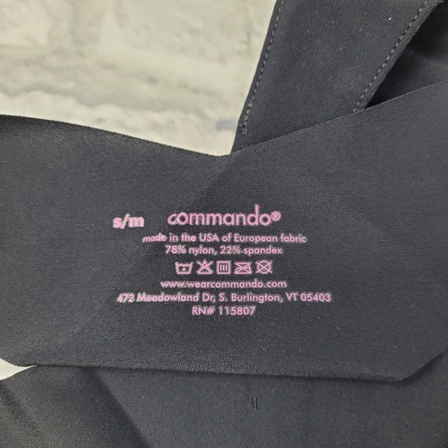 NWT Commando Bride Squad Black & Gold Lettering Thong size S/M - Picture 4 of 7