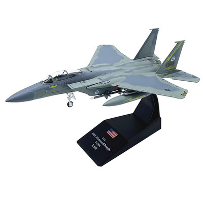 1/100 Scale US F-15A Eagle Supersonic Fighter Jet Alloy Model Plane Souvenir
