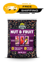 Audubon Park Nut & Fruit Wild Bird Seed – 8 lb. Premium Blend with Sunflower 2.96 per gallon