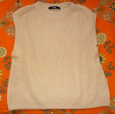 HALLHUBER WARMER PULLUNDER STYLISH BEIGE GR XS WEIT UND DEHNBAR WEICHER WOLLMIX