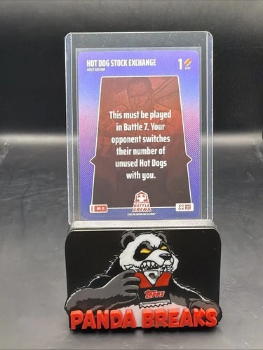 2025 Bo Jackson Battle Arena Update Hot Dog Stock Exchange Bonus Play SSP BPL-15
