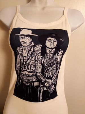 Lil Wayne John Wayne Shirt tank top ribbed Lil Wayne Tank Top Crop Top Xs -2xl