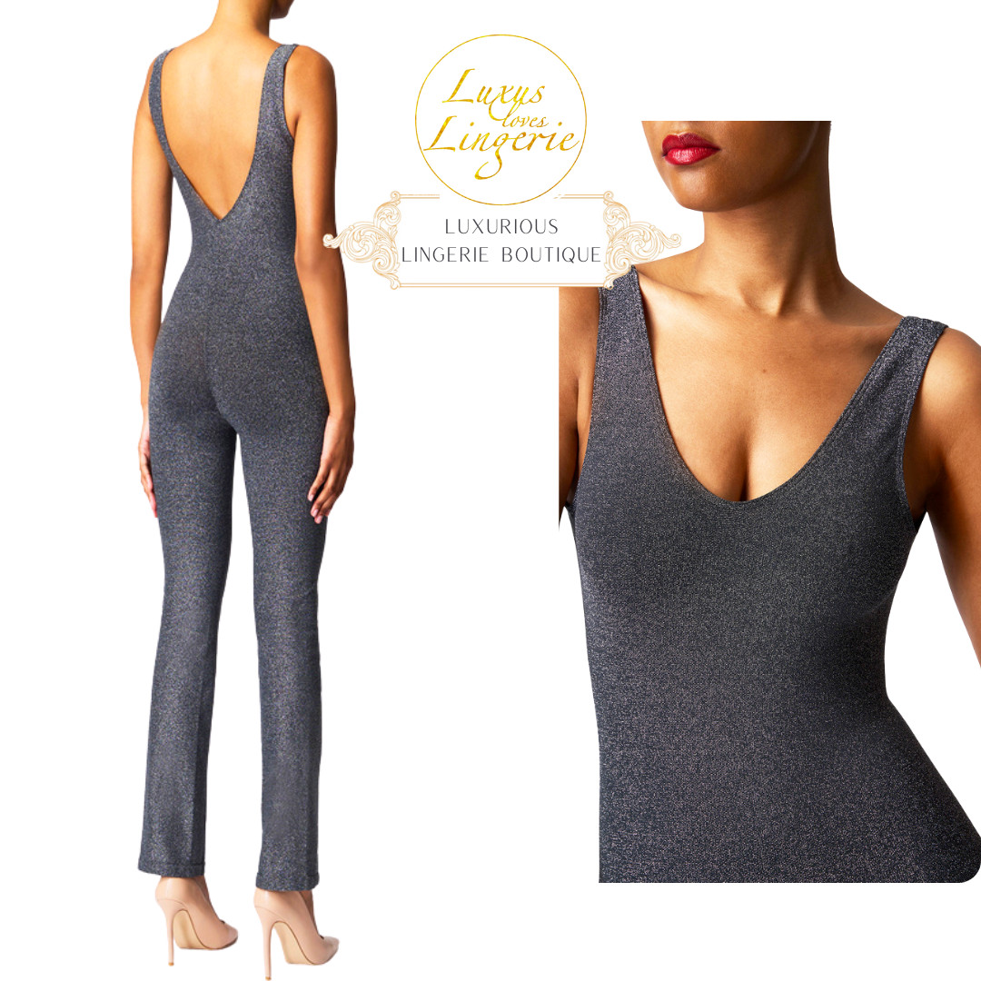 Mono Brillante SHIMMER De Wolford M Negro Plateado