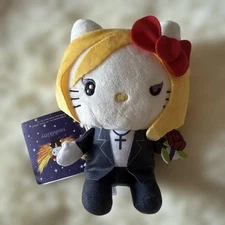 Sanrio Yoshikitty Mascot Plush Black 12cm Used MIB Crane Game