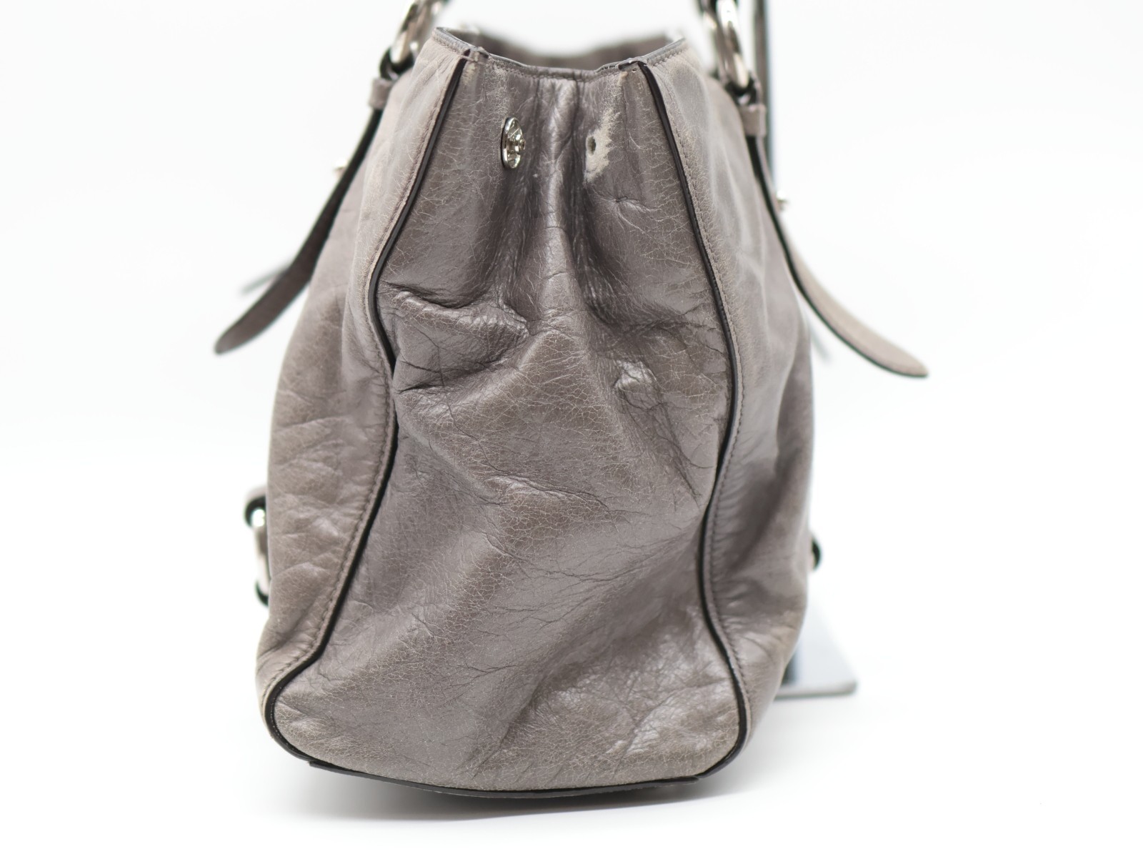 miumiu Hand Bag Gray Authentic — image 5