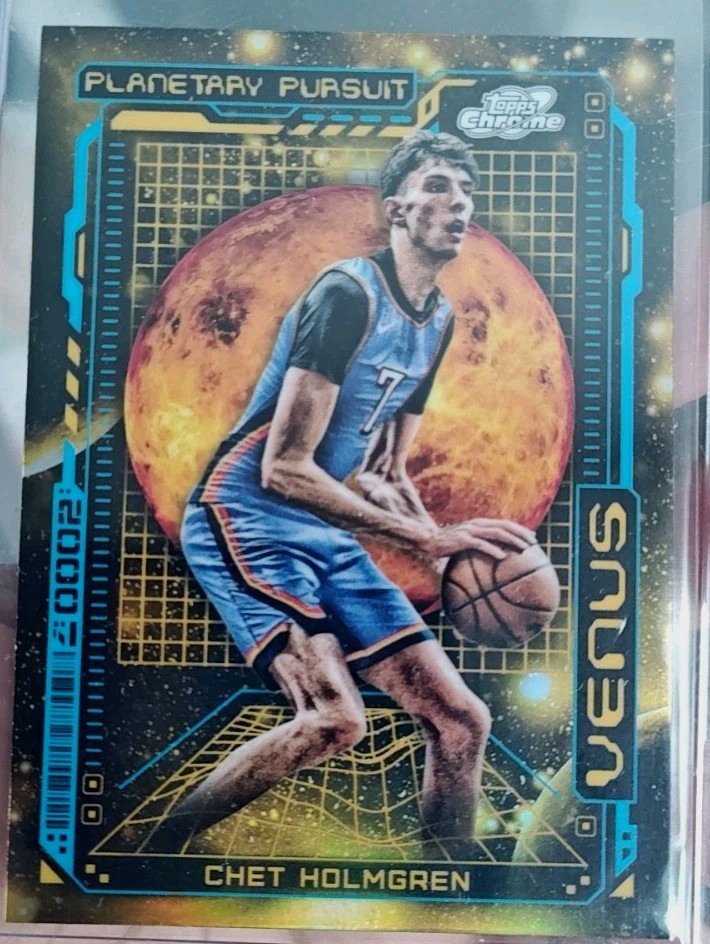 2023-24 Topps Cosmic Chrome - Planetary Pursuit Chet Holmgren #PPV-8 Venus NR
