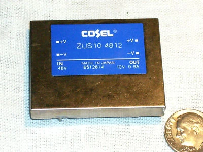 NEW COSEL ZUS104812 ZUS 10 ZUS10 4812 10 WATT 48-12 VOLT 10W DC-DC CONVERTER USA