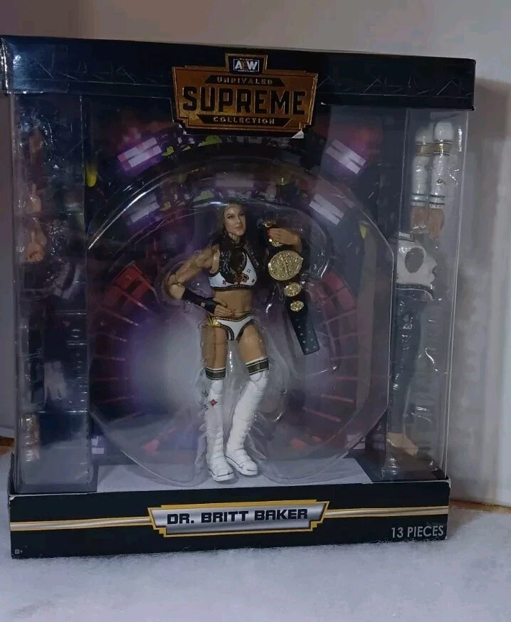 All Elite AEW Wresting Unrivaled SUPREME Collection Dr Britt Baker #02 Série 1