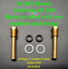 Honda GL1500 Goldwing 92-2000 Main jet Tube Orings & washers 2-Orings 2-Washers