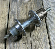 SHIMANO ADAMAS AX AERO REAR HUB 36H HOLES JAPAN ALLOY USED 6D HUB BODY