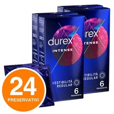 Preservativi DUREX INTENSE HC 24 Profilattici Con Rilievi Stimolanti Per Lei