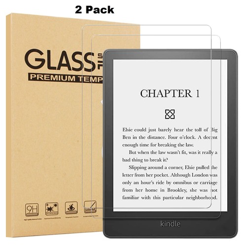 2 PCS Screen Protector For Kindle Paper white 11th Gen and Signature Edition - Afbeelding 1 van 5