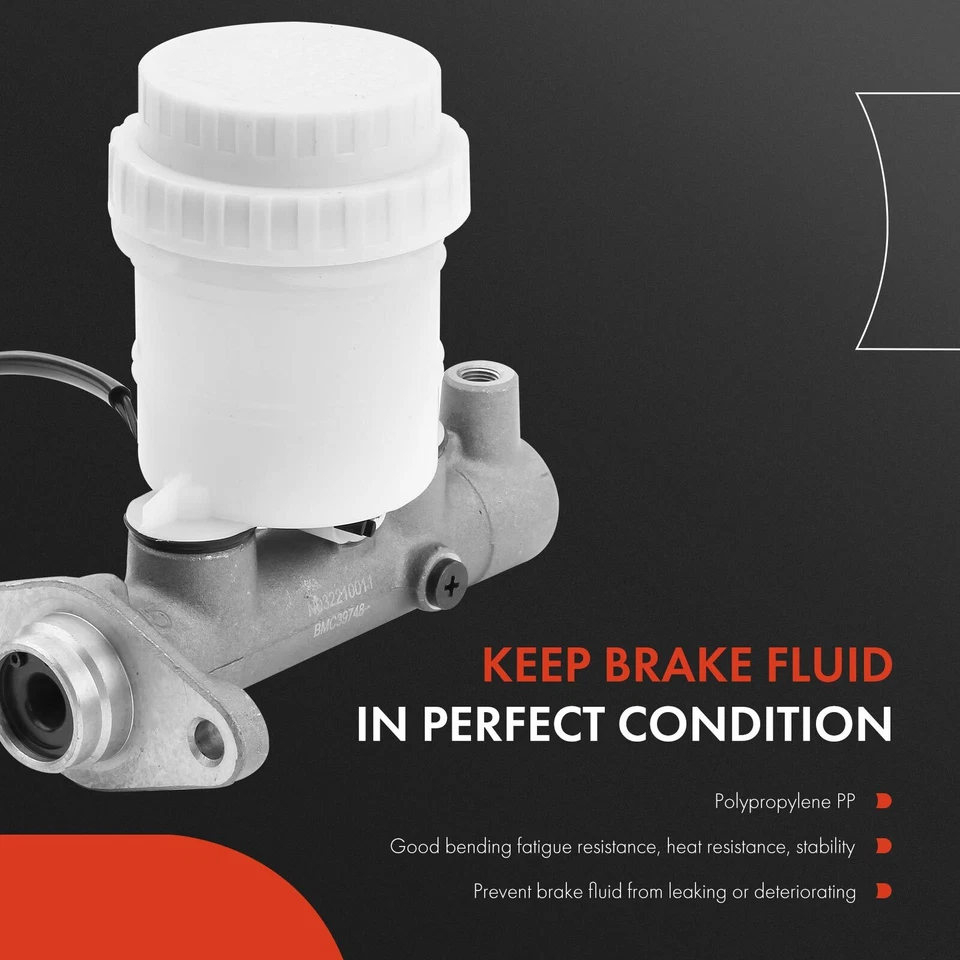 Cilindro maestro de freno con depósito para Mitsubishi Montero Dodge Ram 50 Raider Foto 3 de 4