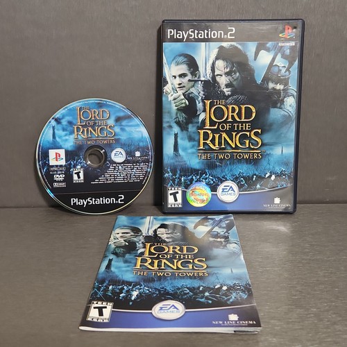 Lord of the Rings The Two Towers PlayStation 2 PS2 Game CIB