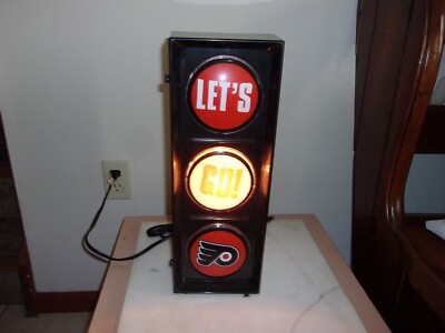 LETS GO FLYERS BLINKING FLASHING TRAFFIC STOP LIGHT 2010 RARE