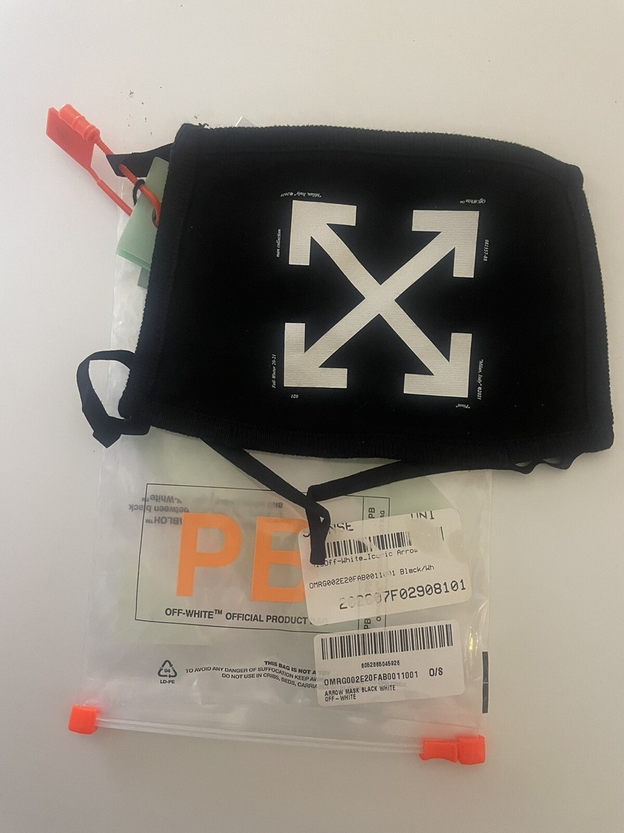 Off-White 'Arrow’ mask Off White | Arrow Face Mask | Face Masks | Cruise Fashion