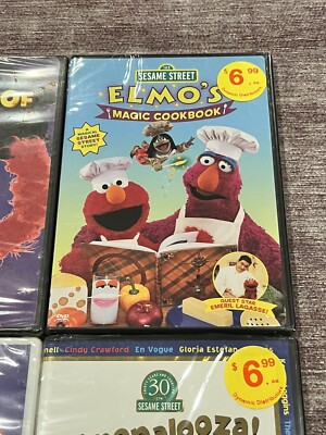 ELMO 5.4キロ　4袋セット　未開封 Sesame Street DVD Lot (4) Elmopalooza + Other Elmo Titles