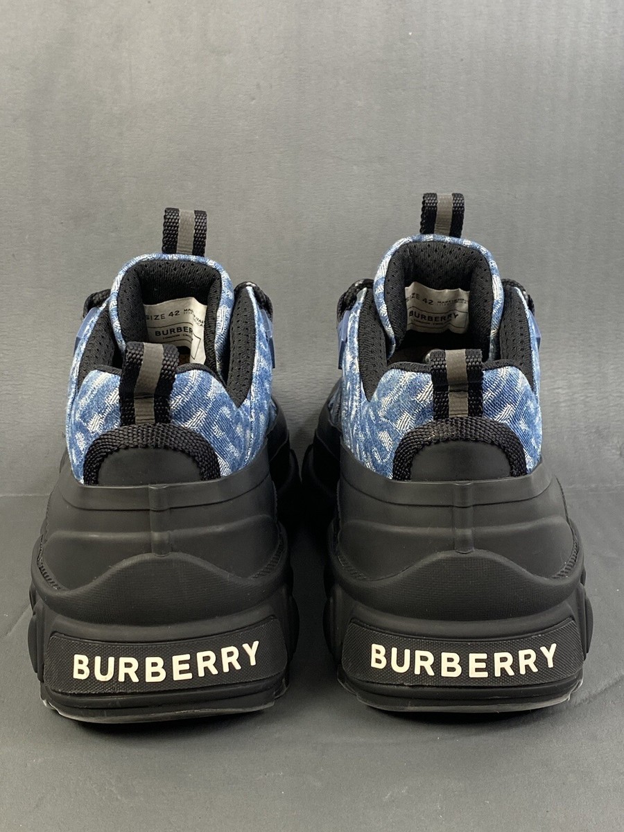 Burberry Arthur Monogram Print Sneaker Shoes mens size 9 (42) | eBay