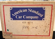 American Standard Car Co. Model RR Kit# 4072