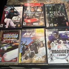 Lot Of 6 Empty PlayStation 2 Cases  1 PSP Case Some With Manuals NO GAMES