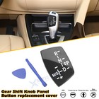 Gear Sticker Shift Knob Panel Decal Emblem Replace For BMW 3 5 Series F10 F30