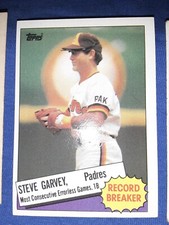 1985 Topps #2 Steve GARVEY San Diego PADRES Record Breaker  MVP HOF
