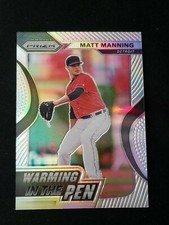 2020 Panini Prizm Baseball Matt Manning Warming In The Pen Silver Detroit...