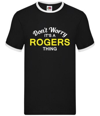 Don'T Worry It's A Rogers Sache - Herren Ringer - Familienname Custom Name