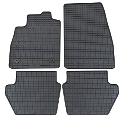 Gummimatte 4-teilig schwarz für Ford Puma ab 01/2020 Passform Fußmatten|PETEX