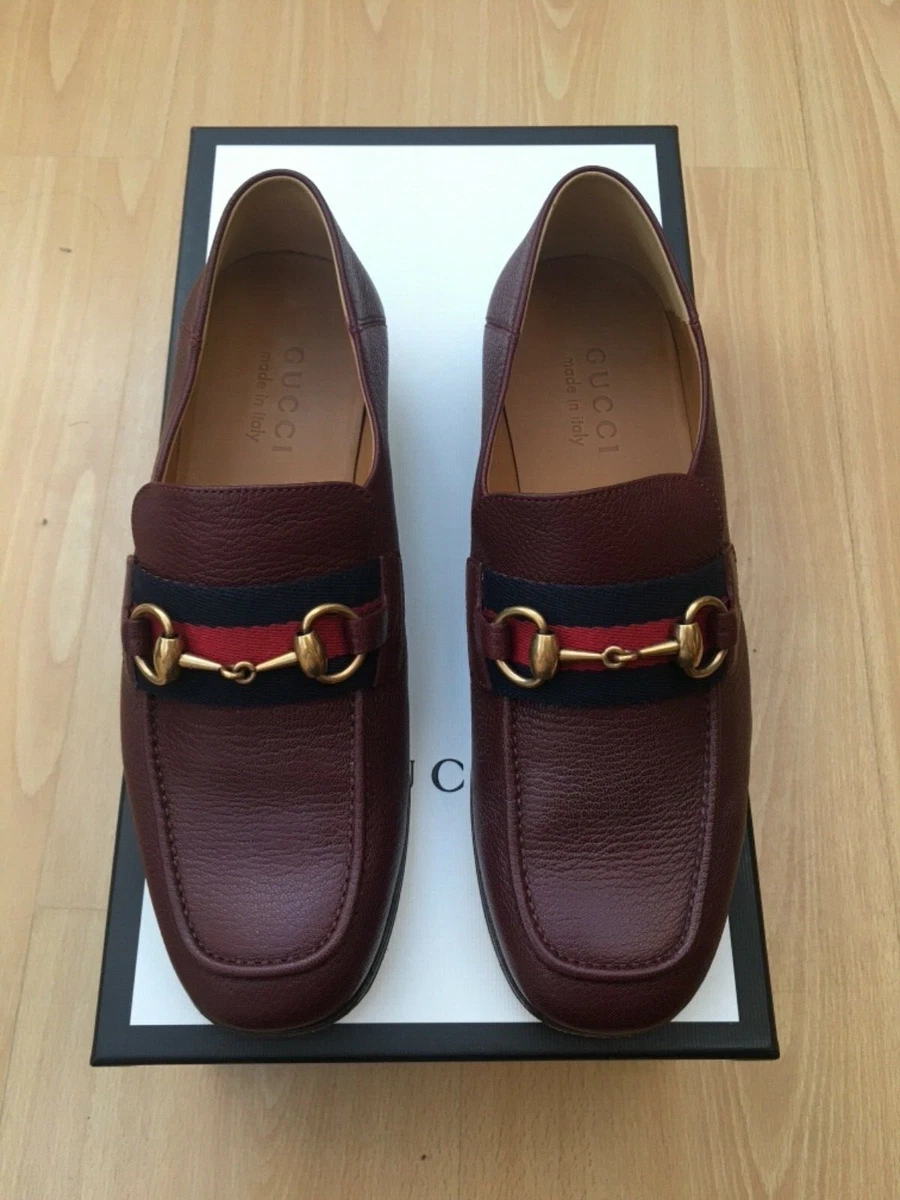 Gucci burgundy shoes clearance