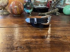 Largest   James Reid Ltd Sterling Silver Belt Buckle 27-29-1.25/1      