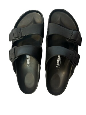 Birkenstock Sandals Adult 11 Black Arizona 285 EVA Rubber Straps