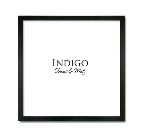 10x10 EcoLine Marco de Imagen Negro con Alfombra Blanca Única para 6x6 - Imagen 3 de 5