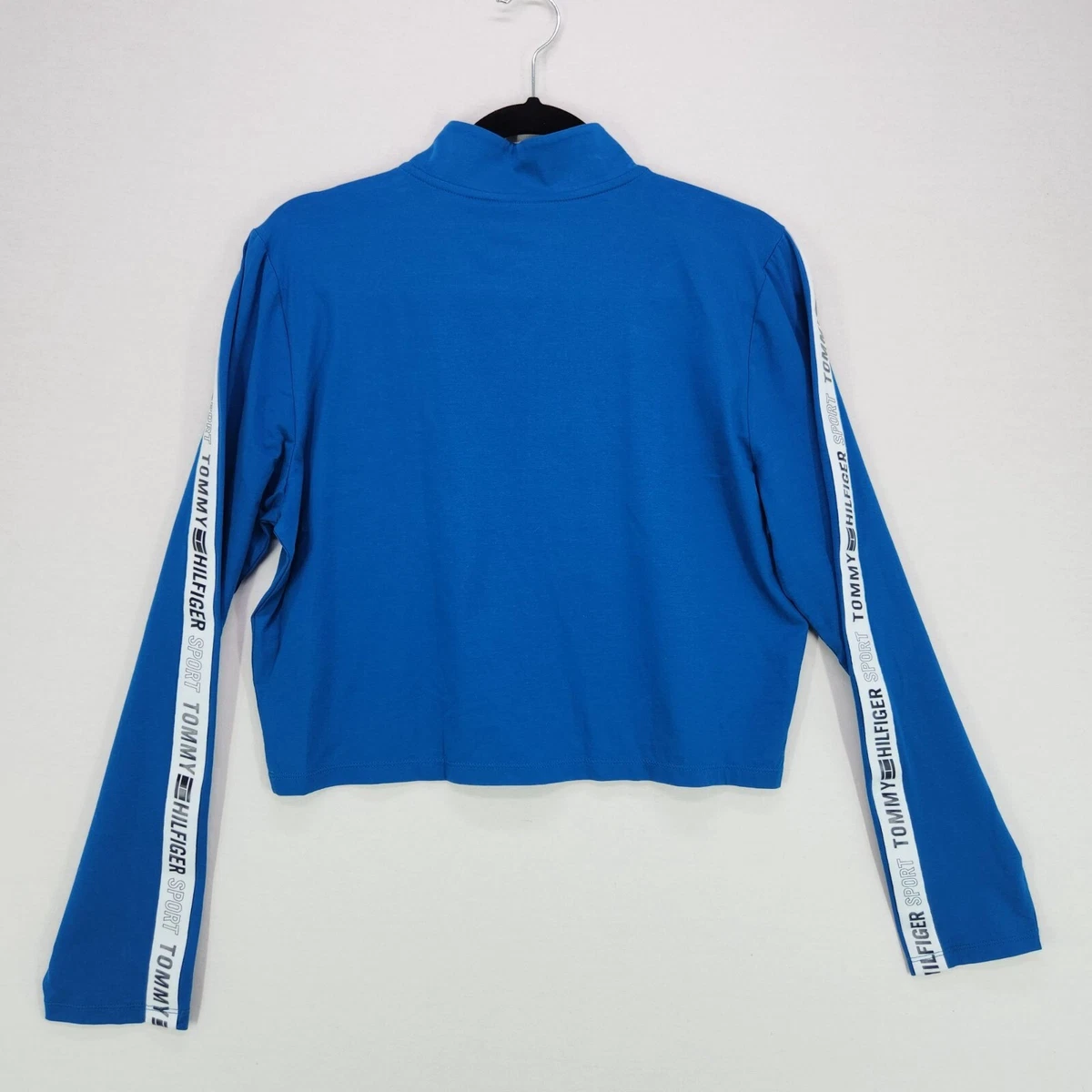 Tommy hilfiger mock clearance neck cropped sweatshirt