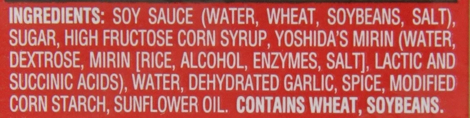 Salsa de cocina y adobo dulce y salada gourmet original Mr. Yoshida's 86 oz Foto 4 de 4