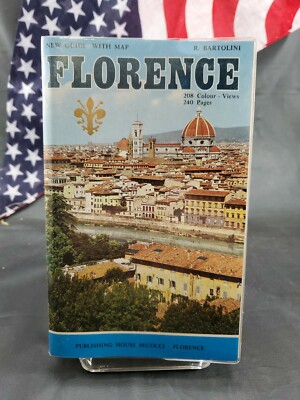 New Guide with Map Florence 1979 Paperback FREE SHIPPING!!!
