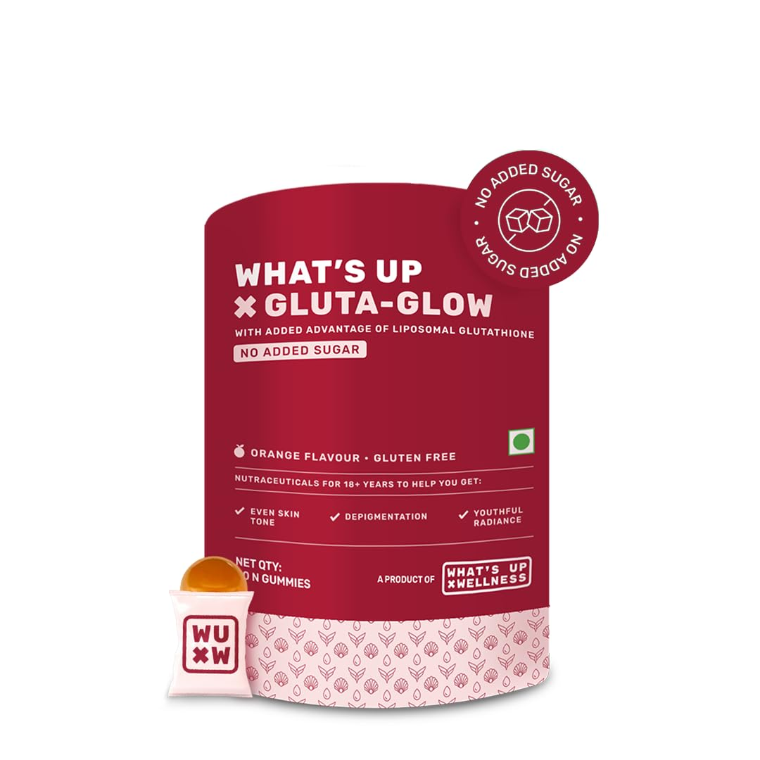 glutathione glow up What's Up Wellness Gluta-Glow 15 Gummies | Liposomal Glutathione with  Vitamin C